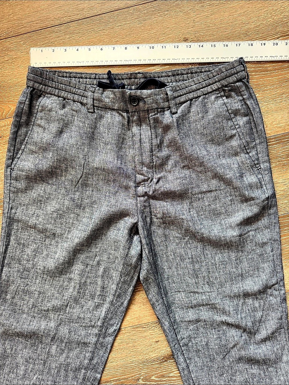 Banana Republic Men’s Mason Athletic Tapered Pant Gray Waist 35x34 - Picture 2 of 10